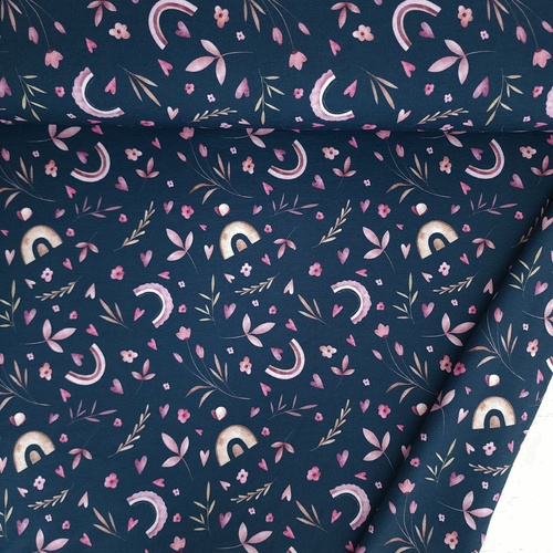 European Knit, Oeko-Tex, French Terry, Magic Meadow Blue