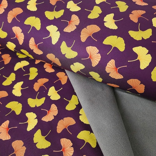 *REMNANT 141cm* European Softshell, Gingko Plum