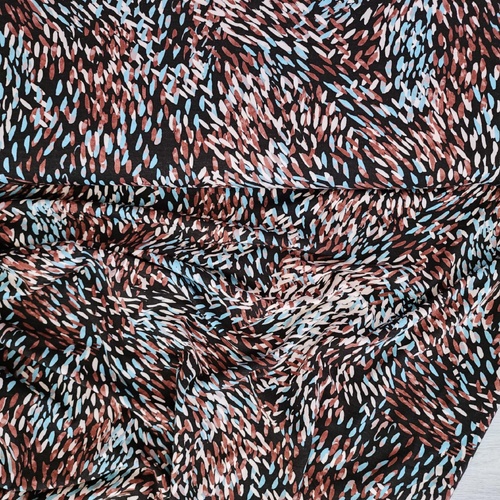 *REMNANT 46cm* European Modal Cotton Blend Elastane Jersey Knit, Flecked Neutral