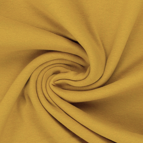 *REMNANT 96cm* European Cotton Elastane Jersey, Solid, Oeko-Tex, Old Gold
