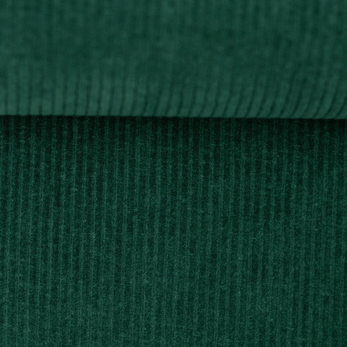 European Stretch Velour Corduroy Jersey, Oxford Green