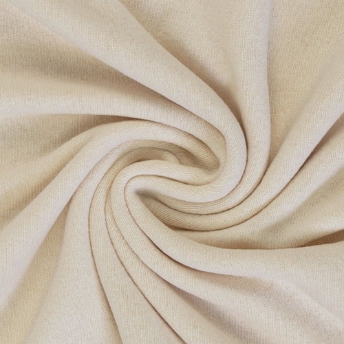 European Knitted Brushed Cotton (Winter Weight), Vanilla Cream