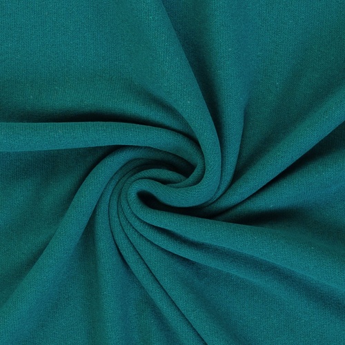 European Knitted Brushed Cotton (Winter Weight), Light Peacock