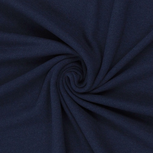 European Knitted Brushed Cotton (Winter Weight), Navy