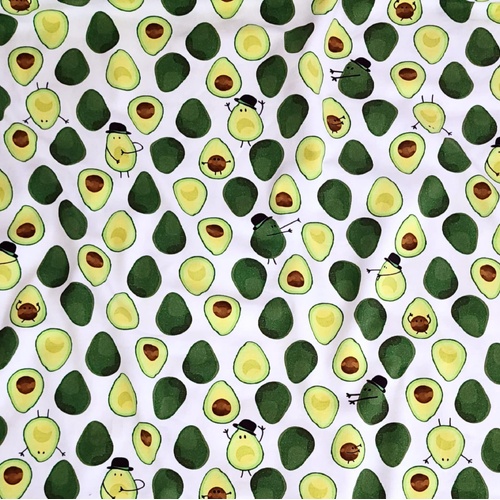 *REMNANT 47cm* European Cotton Elastane Jersey, Oeko-Tex, Avocado