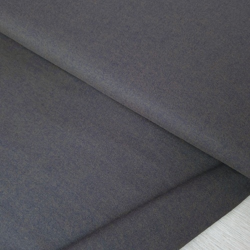 European Fine Brushed Cotton Flannel, Charcoal Mottle