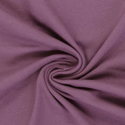 *REMNANT 82cm* European Cotton Elastane Jersey, Solid, Oeko-Tex, Violet Grape