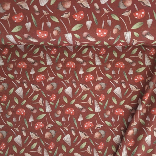 European Cotton Elastane Jersey, Oeko-Tex, Forest Floor Cedar