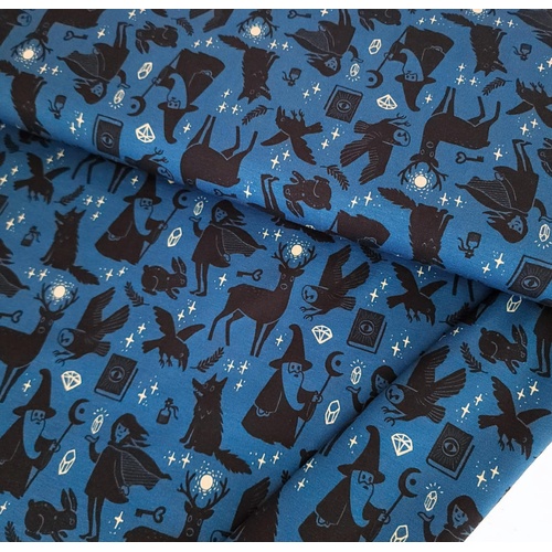 *REMNANT 109cm* European Cotton Elastane Jersey, Oeko-Tex, Folktale Blue