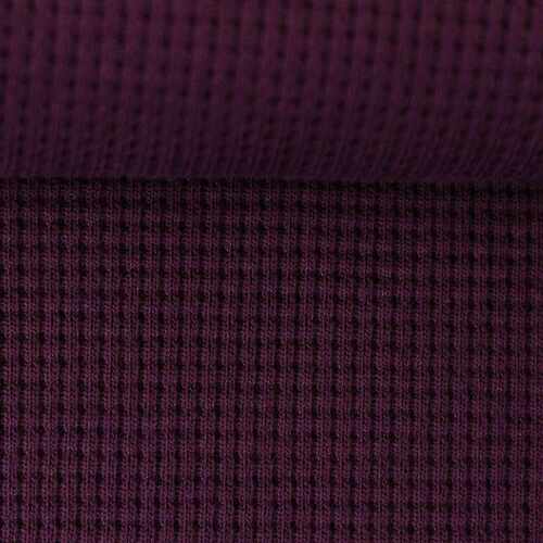 *REMNANT 76cm* European Winter Waffle Knit, Oeko-Tex, Port