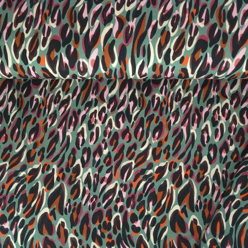 European Knit, Oeko-Tex, French Terry, Mod Cheetah