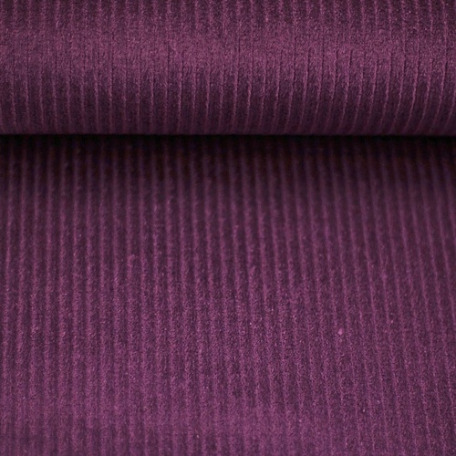 *REMNANT 79cm* European Plush Corduroy, Plum