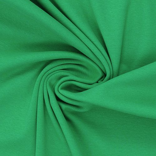 *REMNANT 97cm* European Knit, Oeko-Tex French Terry, Solid, Shamrock SS25