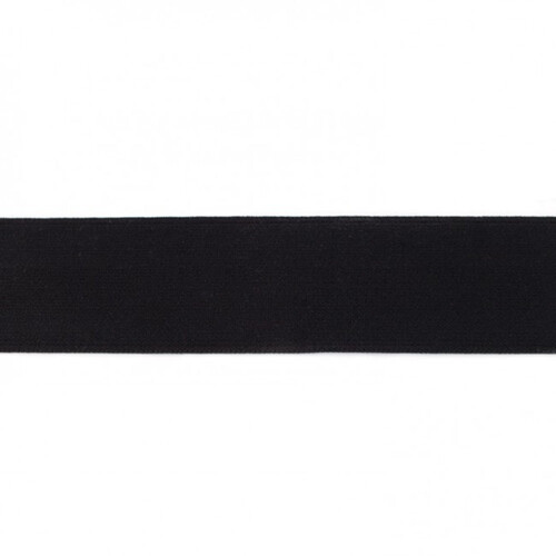 *REMNANT 150cm* Waistband Elastic, Soft 40mm Plain Black