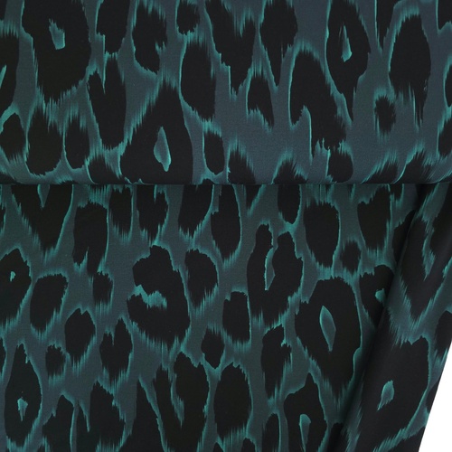 European Modal/Cotton Blend Elastane French Terry Knit, Wild Instinct Sage