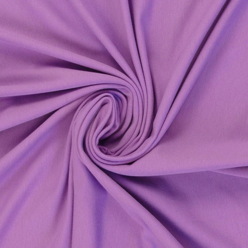 *REMNANT 44cm* European Cotton Elastane Jersey, Solid, Oeko-Tex, Orchid SS24