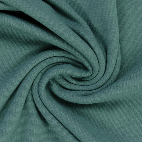 *REMNANT 18cm* European Smooth Ribbing, Oeko-Tex, Solid, Eucalypt