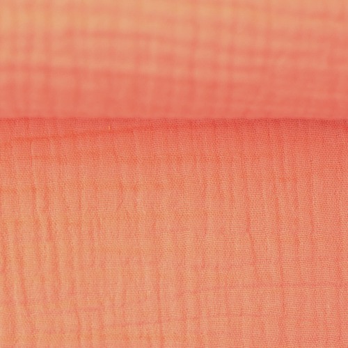 *REMNANT 144cm* European Double Gauze, Oeko-Tex, Peach