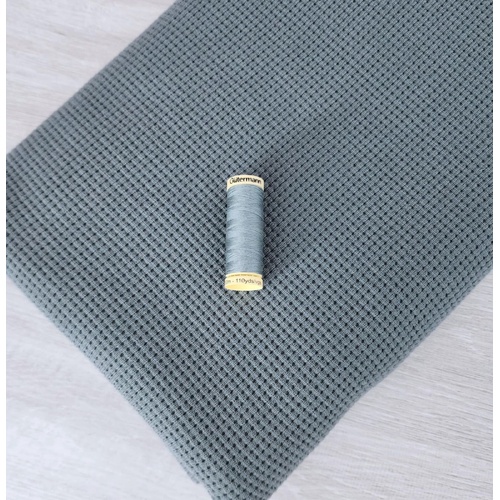 *2 PIECE BUNDLE DEAL* European Winter Waffle Knit, Oeko-Tex, Steel Teal & Gutermann Thread