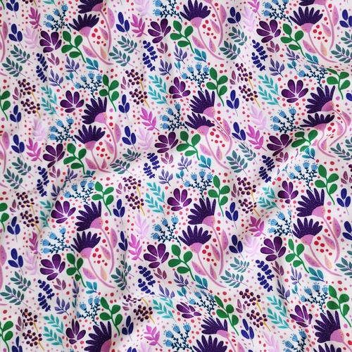 *REMNANT 106cm* European Woven Viscose Twill, Oeko-Tex, Full Bloom Natural