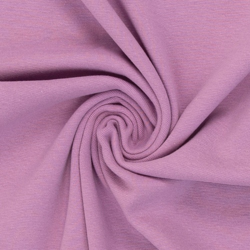 *REMNANT 53cm* European Knit, Oeko-Tex French Terry, Solid, Dusty Mauve AW26