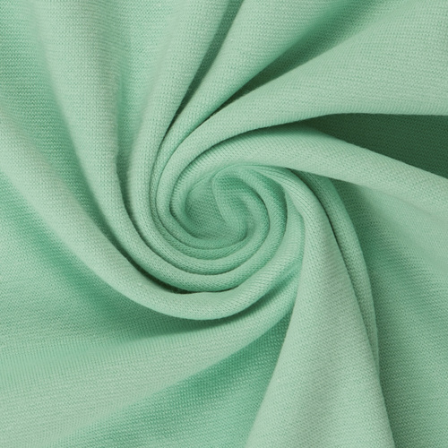 *REMNANT 89cm* European Cotton Elastane Jersey, Solid, Oeko-Tex, Peppermint Green