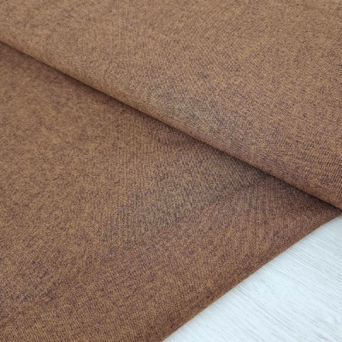 *REMNANT 86cm* European Fine Brushed Cotton Flannel, Ochre Mottle
