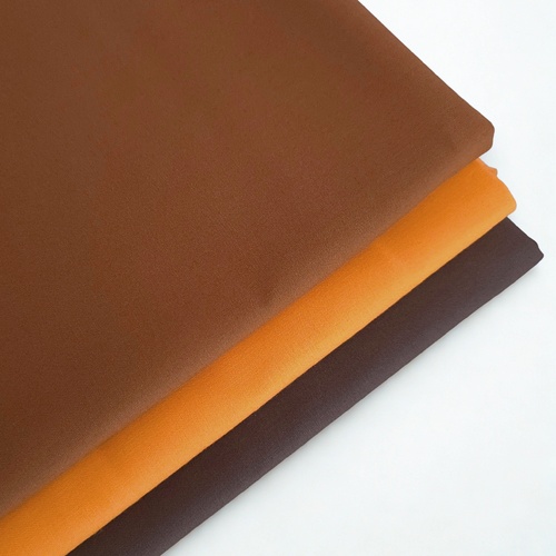 Solid Woven Cotton Bundle - Cinnamon, Raisin & Goldfish