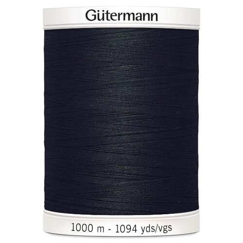 Gutermann, Sew All Thread 1000m, Colour 000, BLACK