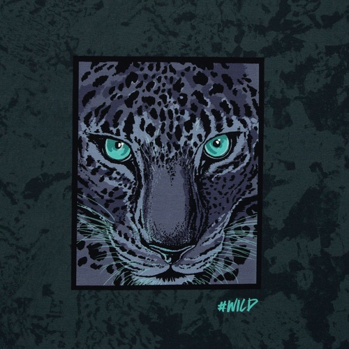 European Knit, Oeko-Tex, French Terry, Wild Leopard Panel 86cm