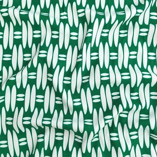 European Woven Viscose, Oeko-Tex, Ripple Emerald