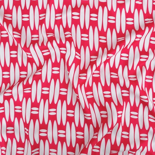 European Woven Viscose, Oeko-Tex, Ripple Pink