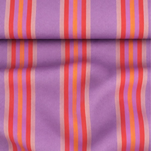 European Woven Viscose, Oeko-Tex, Sorbet Stripes Lilac
