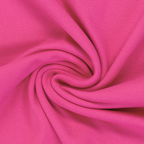 *REMNANT 85cm* European Cotton Elastane Jersey, Solid, Oeko-Tex, Pink Lipstick
