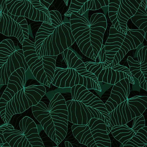 *REMNANT 55cm* European Woven Viscose, Oeko-Tex, Emerald Canopy