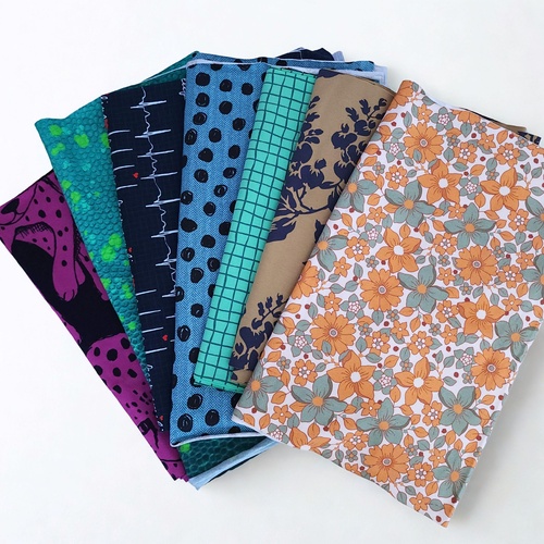 Remnant Bundle: Cotton Elastane Jersey Prints