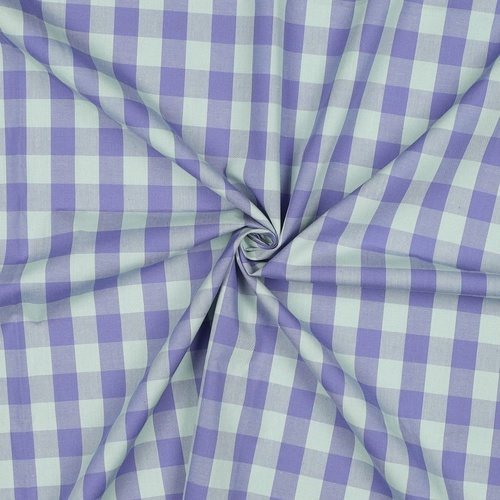 Picnic Gingham, European Yarn Dyed Woven Cotton, Lavender Sage