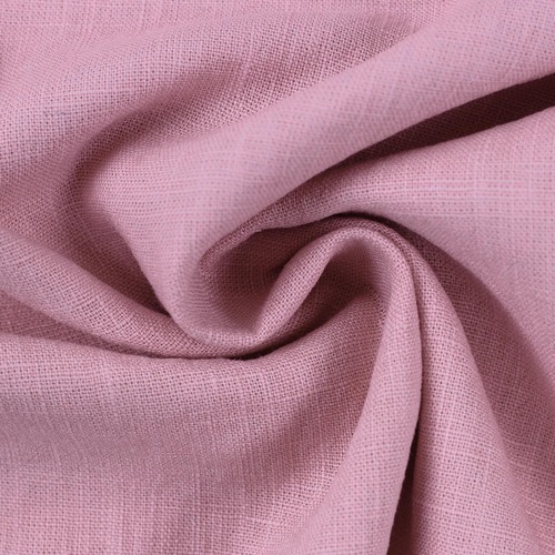 *REMNANT 103cm* European Classic Linen Cotton Blend, Oeko-Tex, Rose