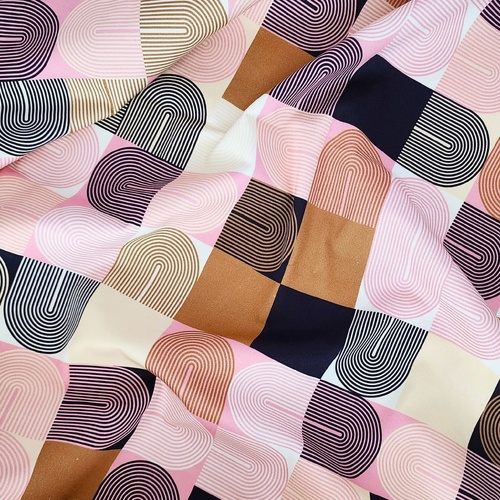 *REMNANT 158cm* European Cotton Sateen, Oeko-Tex, Deco Daydream