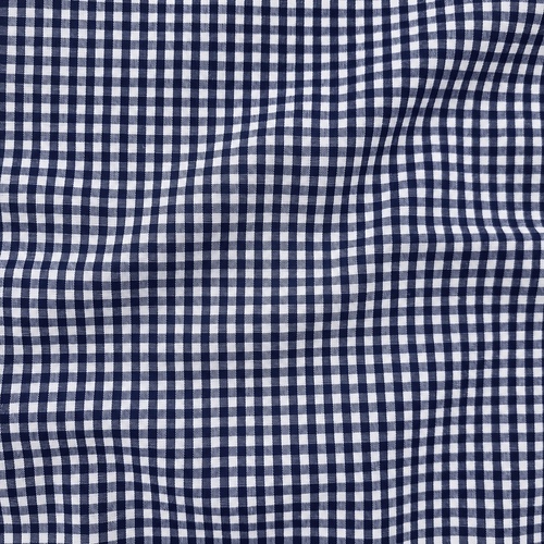 Classic Woven Cotton Gingham 3mm, Dark Navy & White