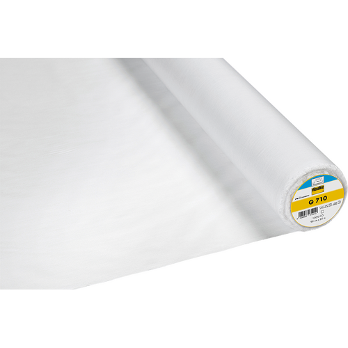 *REMNANT 37cm* Vilene, Mediumweight Fusible Woven Interfacing G710 White