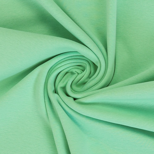 European Cotton Elastane Jersey, Solid, Oeko-Tex, Minty Breeze SS26