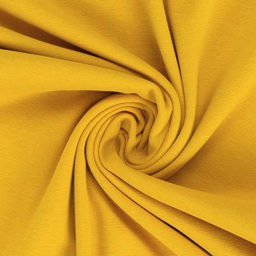 European Knit, Oeko-Tex French Terry, Solid, Golden Hour SS26