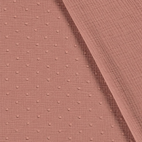 European Double Gauze, Oeko-Tex, Dobby Rose