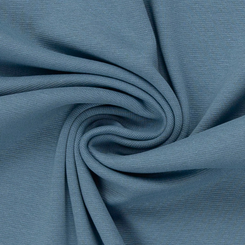 *REMNANT 138cm* European Modal Blend French Terry Knit, Solid, Willow Blue