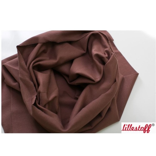 Lillestoff, Kakao, Solid, Organic GOTS Ribbing