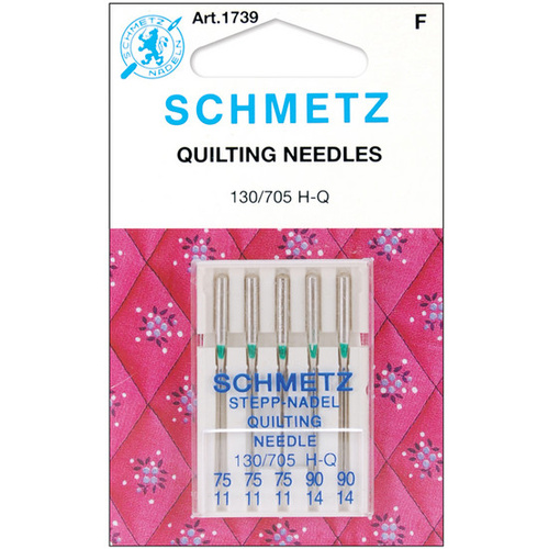Schmetz Needles, Quilting 130/705 H-Q Multi Sizes