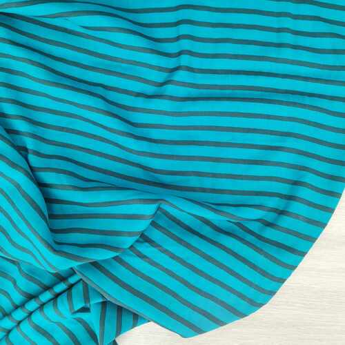 *REMNANT 105cm* Art Gallery Fabrics, Tide Stripes in RAYON