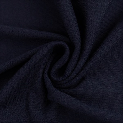 European Ribbing, Oeko-Tex, Solid, Dark Navy