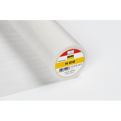 Vilene, Iron On Fusible Interfacing H410/316 White